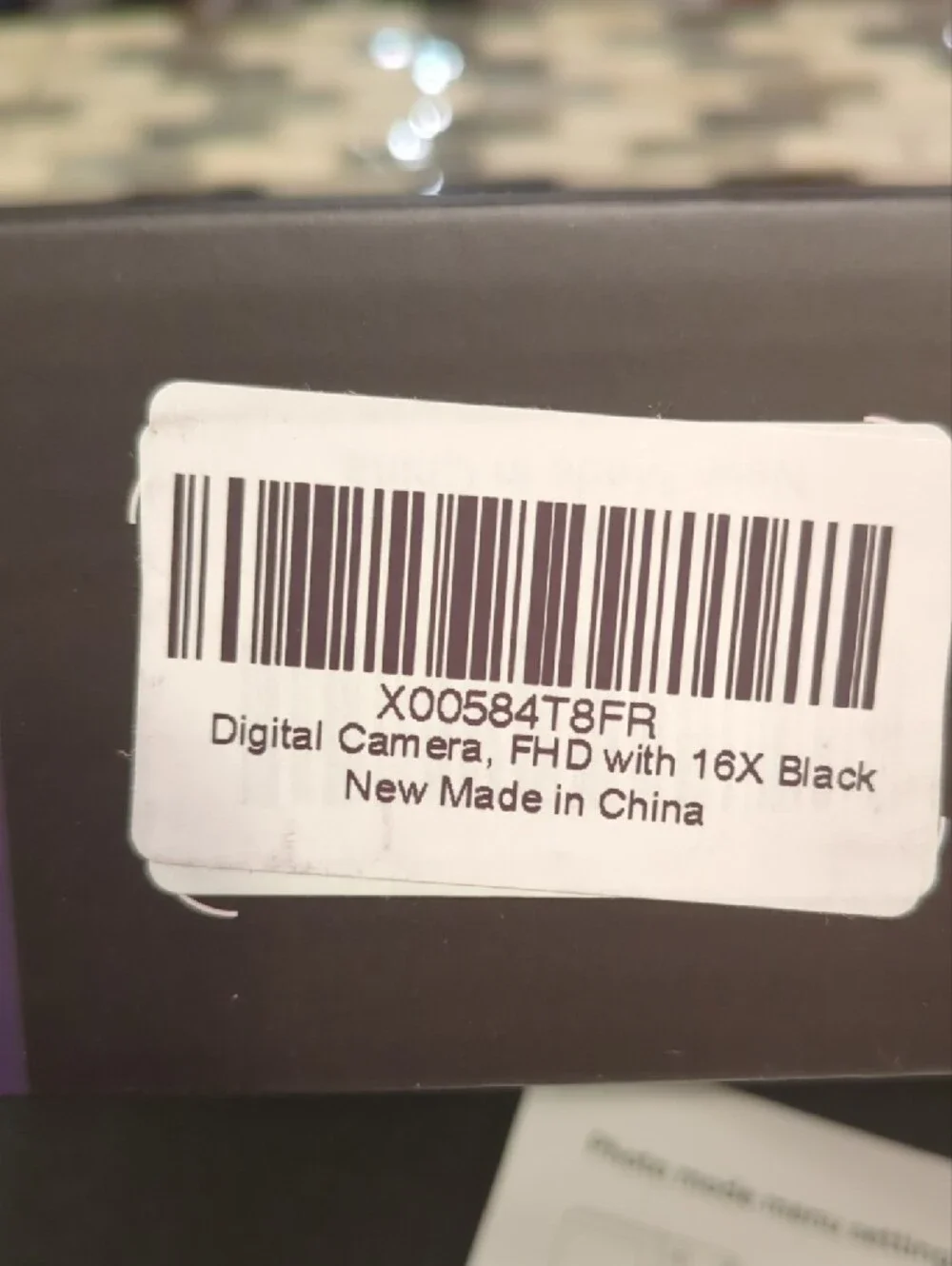 4K Digital Camera – Black Kids Toy Camera
